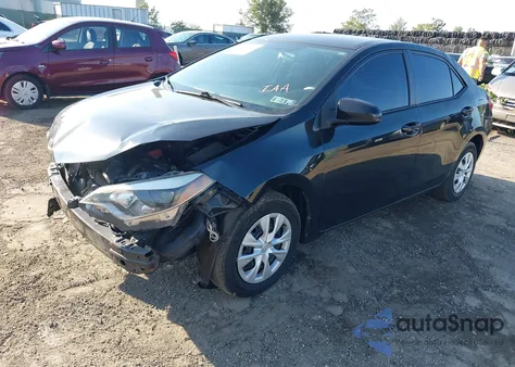 2016 Toyota Corolla L из США, поврежденный, VIN 2T1BURHE0GC684503